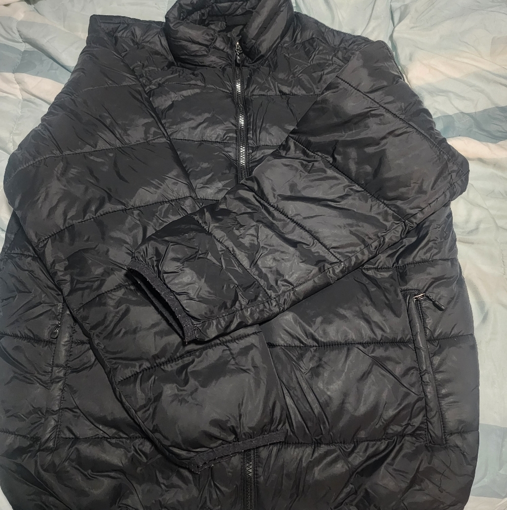 Swiss Tech Black Puffer Jacket